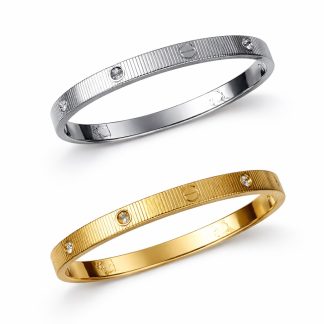 Brazalete Deluxe Brillo Gruesa